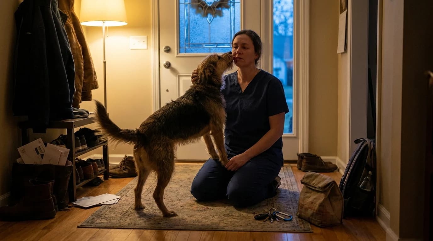 Cover image for Caring for a Dog on 12-Hour Shifts: The Real Routine