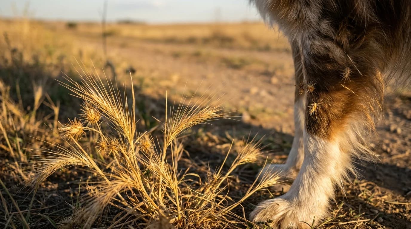 Cover image for Foxtails in Dogs: Where the Awns Actually End Up