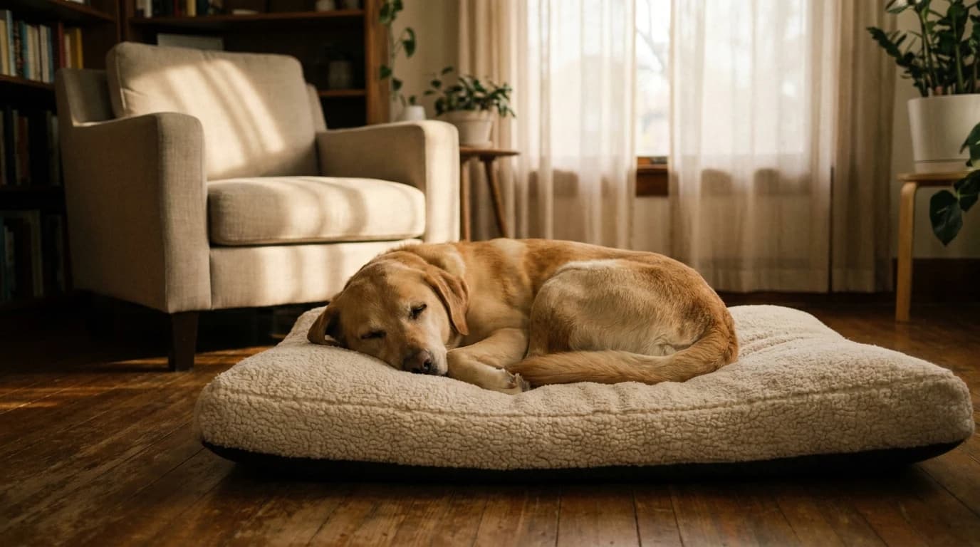 Cover image for How Much Should a Dog Sleep a Day? By Age + Red Flags