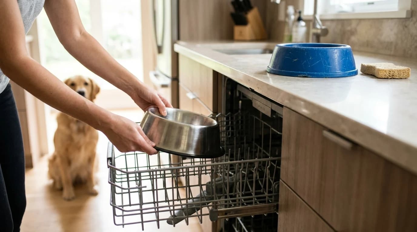 Cover image for How Often to Wash a Dog Bowl — and at What Temperature