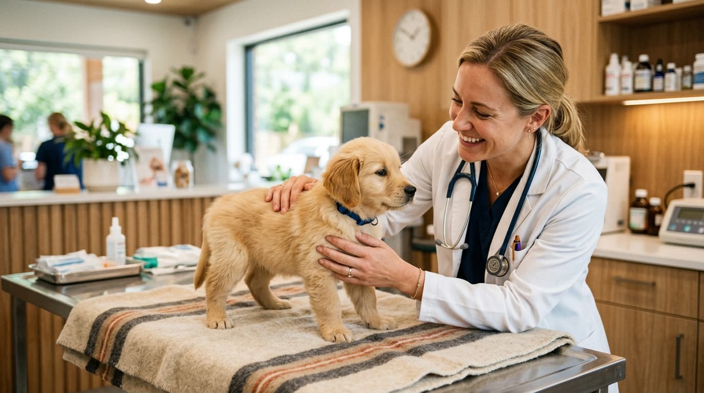 Cover image for Puppy's First Vet Visit: What to Expect and How to Prepare