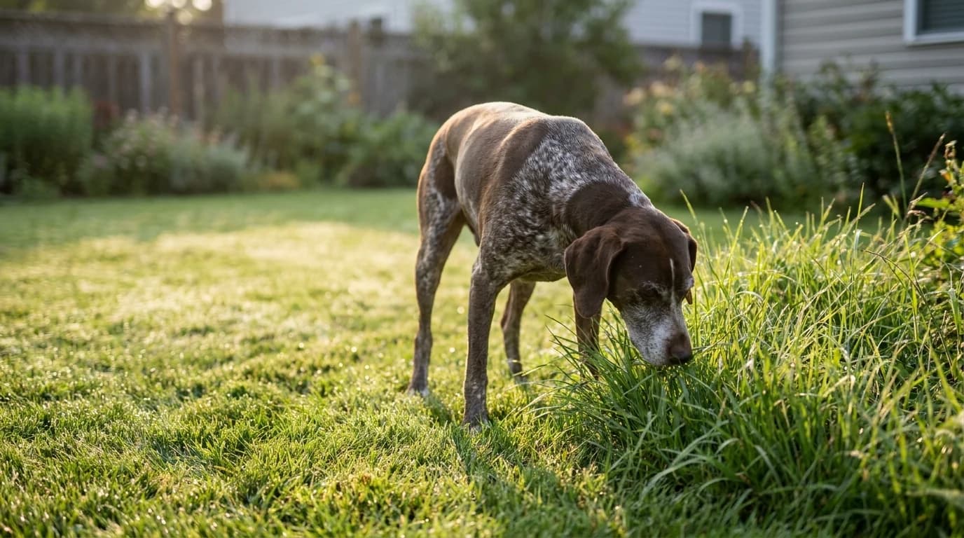 Cover image for Why Do Dogs Eat Grass? The Sick-Dog Theory Doesn't Fit