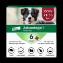 Advantage II, Large Dog 21–55 lb (6 doses)