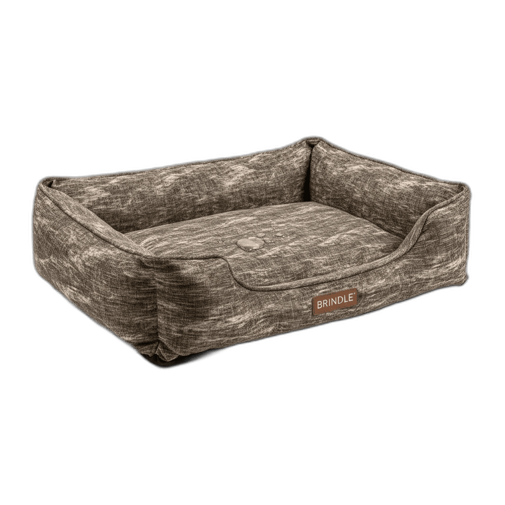 Brindle Waterproof Memory Foam Pet Bed — independently researched dog beds pick on PawBench