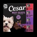 Cesar Classic Loaf in Sauce, Meaty Selects Variety (24 × 3.5 oz)