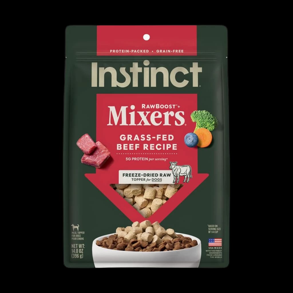Instinct Raw Boost Mixers, Beef (14 oz) — topper