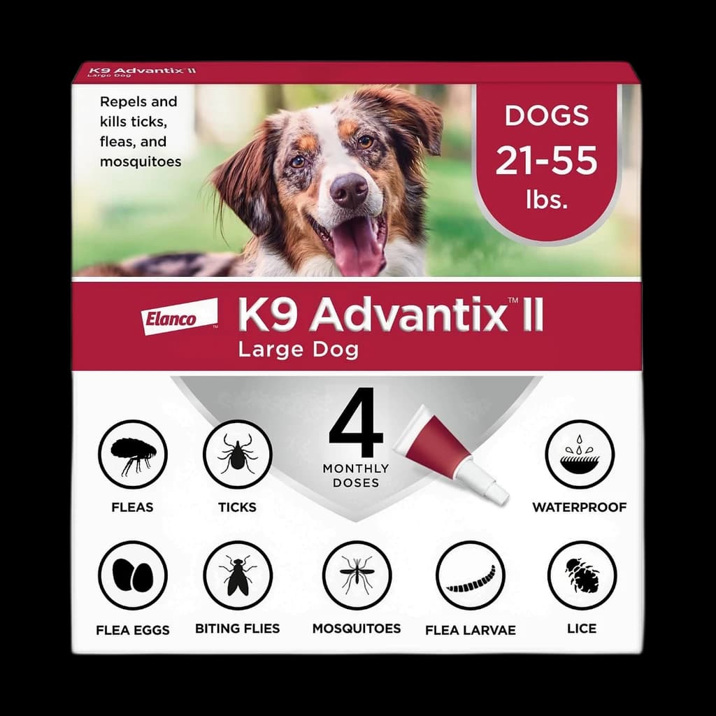 K9 Advantix II, Large Dog 21–55 lb (4 doses)