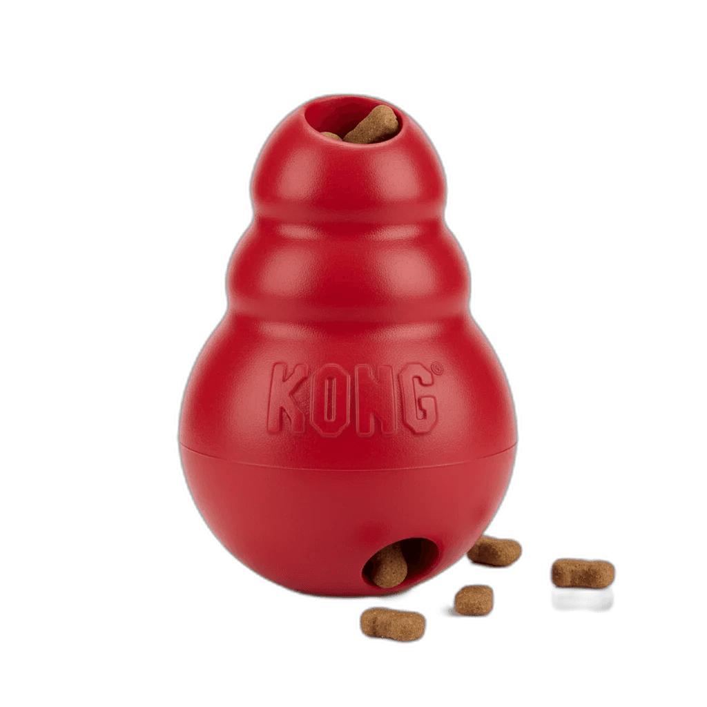 Kong Wobbler Treat Dispensing Toy — independently researched dog toys pick on PawBench