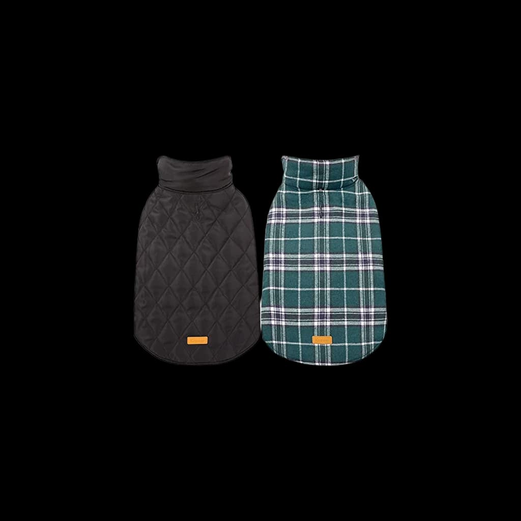 Kuoser Reversible Waterproof Dog Coat (Small)