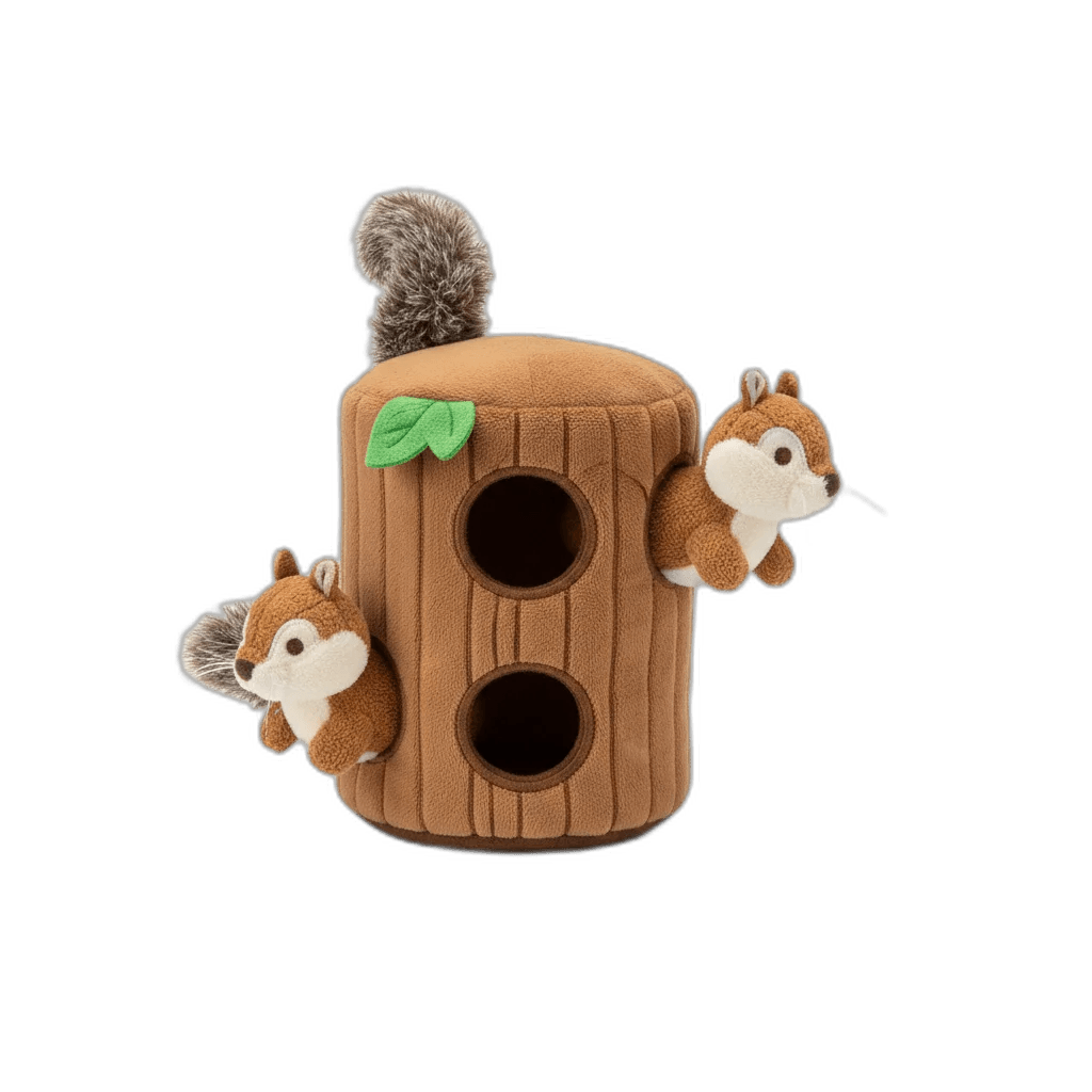 Outward Hound Hide-A-Squirrel Puzzle Plush
