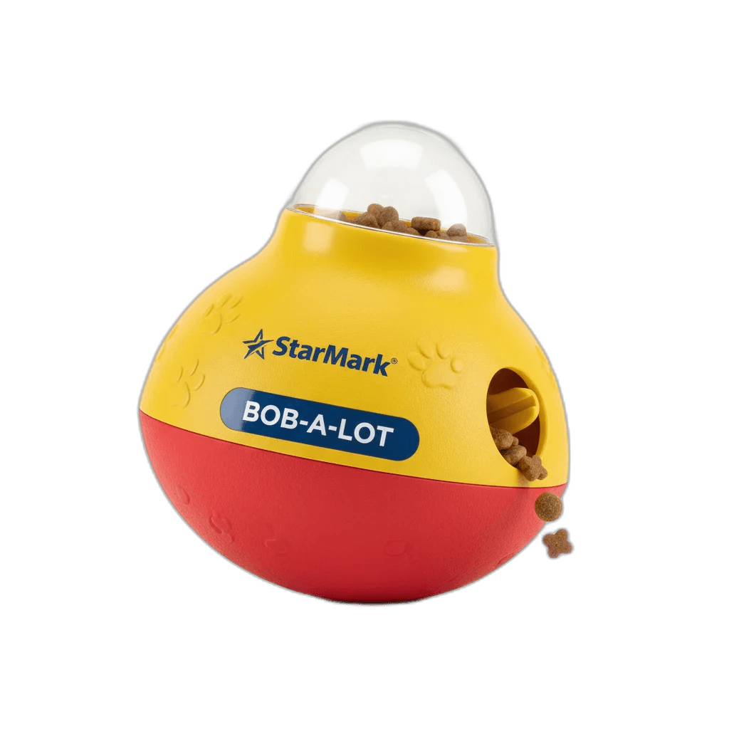 StarMark Bob-A-Lot Interactive Toy — product shown in side-by-side comparison on PawBench