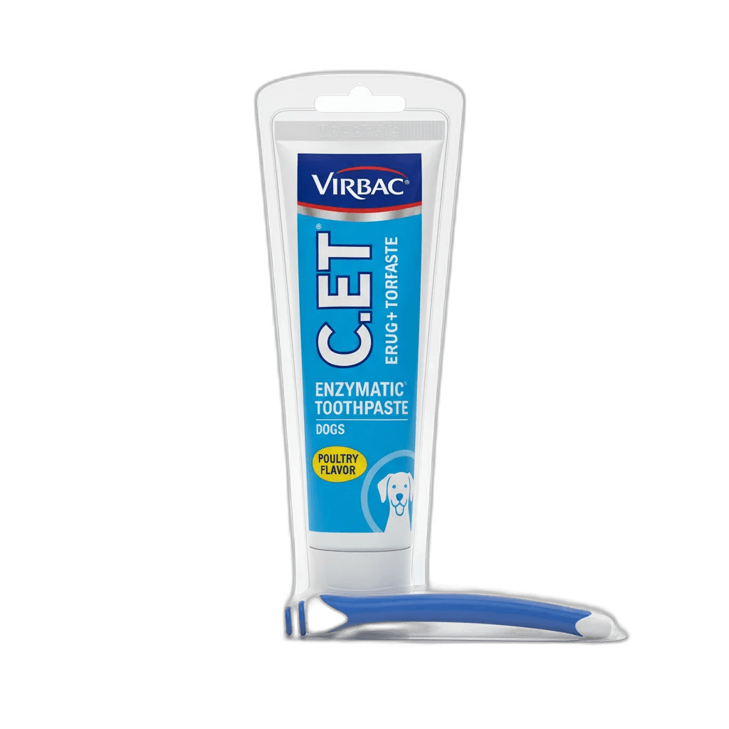 Virbac C.E.T. Enzymatic Dog Toothpaste + Brush Kit