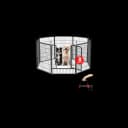 VISCOO 40in Heavy-Duty Outdoor Playpen
