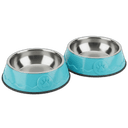 Zak Designs Non-Slip Dog Bowl Set
