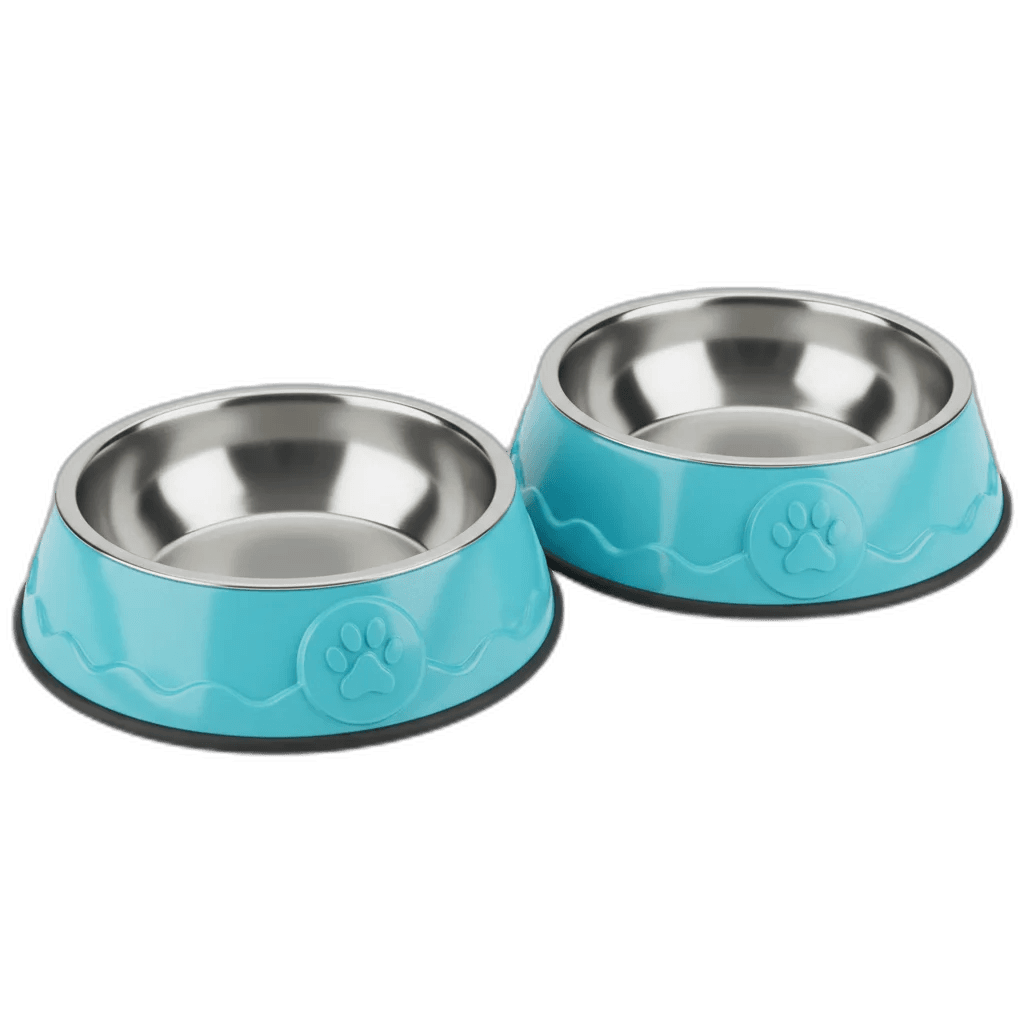 Zak Designs Non-Slip Dog Bowl Set