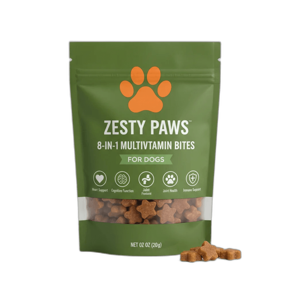 Zesty Paws 8-in-1 Multivitamin Bites — independently researched dog health pick on PawBench