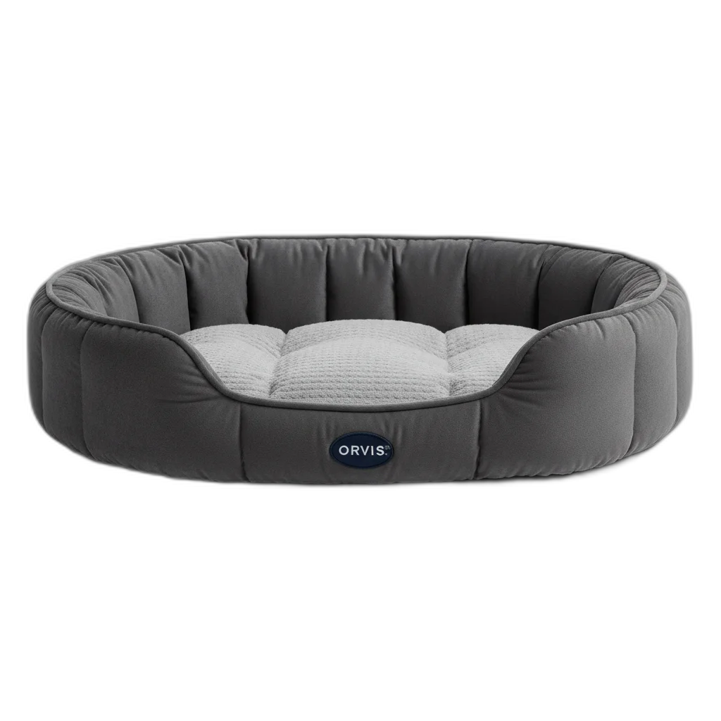 Orvis ComfortFill-Eco Bolster Dog Bed