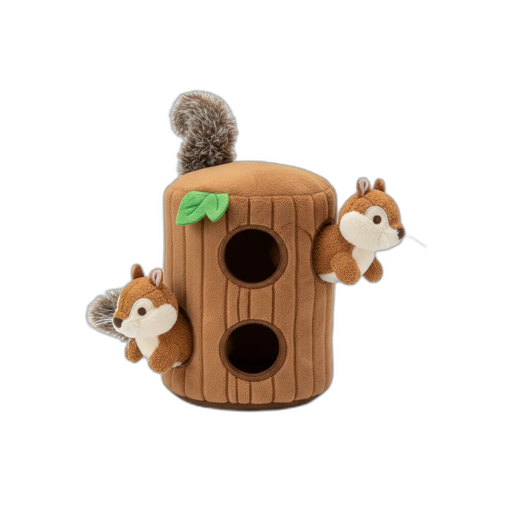 Outward Hound Hide-A-Squirrel Puzzle Plush