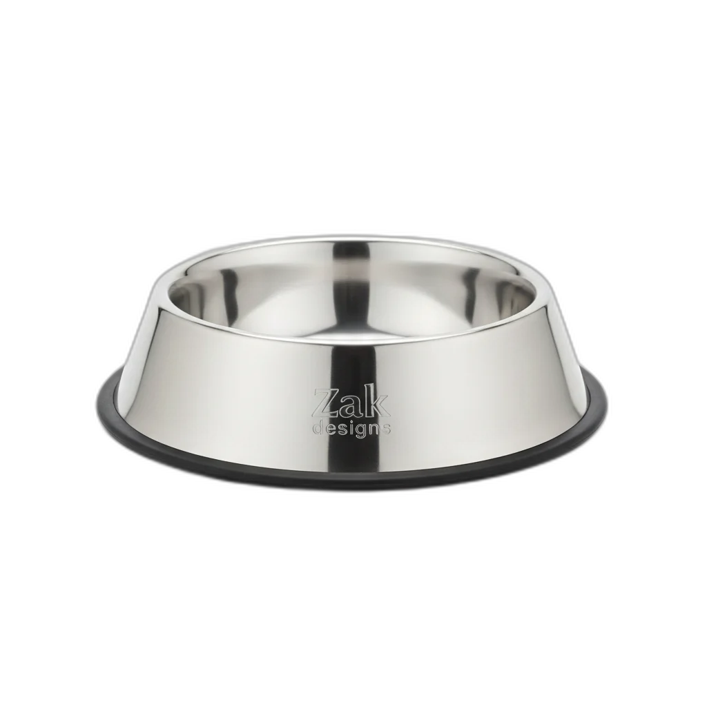 Zak Designs Non-Slip Dog Bowl Set