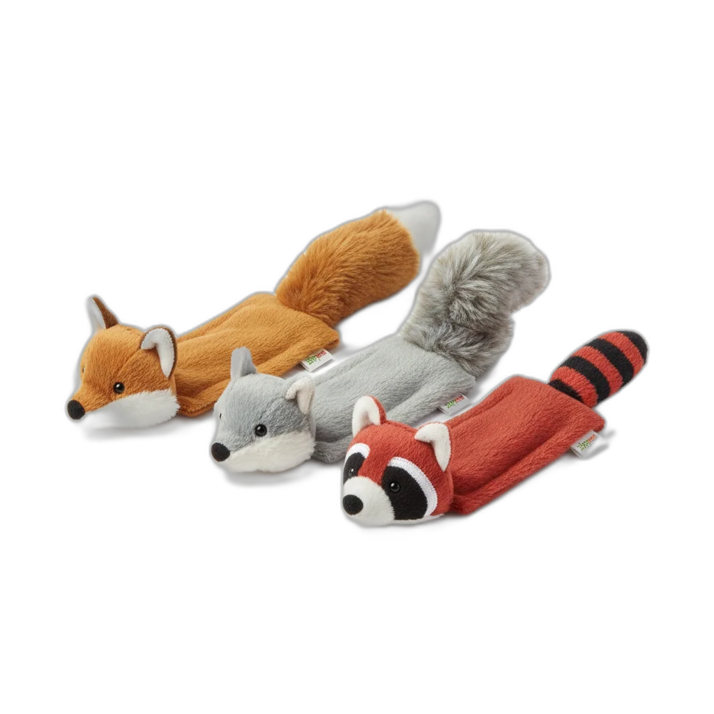 ZippyPaws Skinny Peltz No Stuffing (3-Pack)