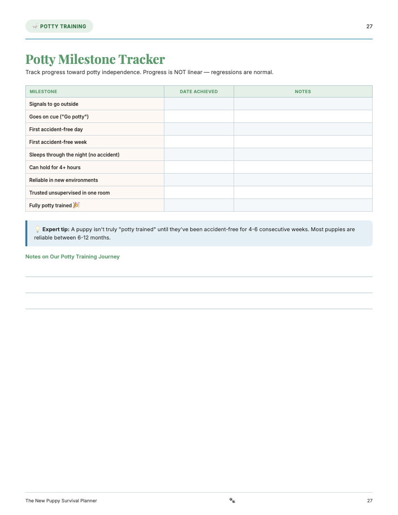 Socialization Checklist